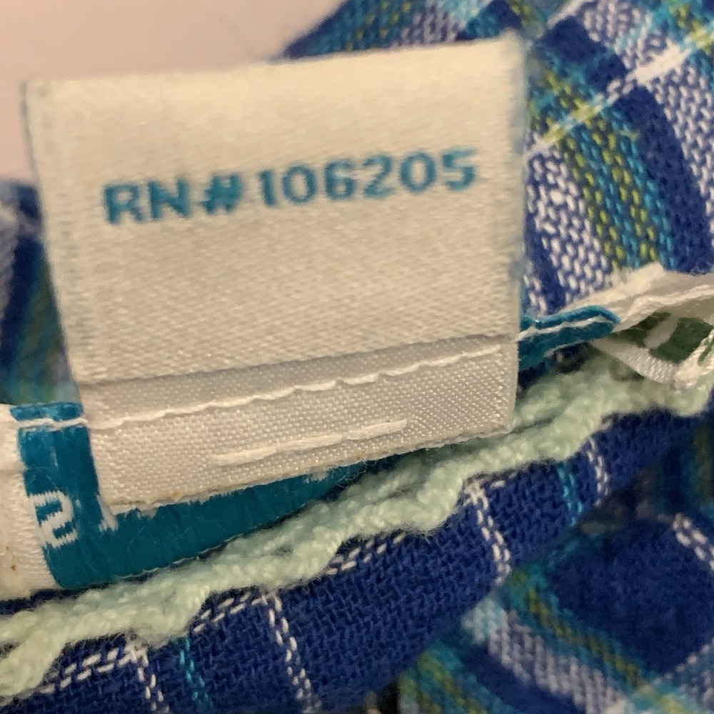Sundance Cotton Blue Plaid Pearl Button Up Coastal Weekend Western Shirt Medium - Picture 13 of 15